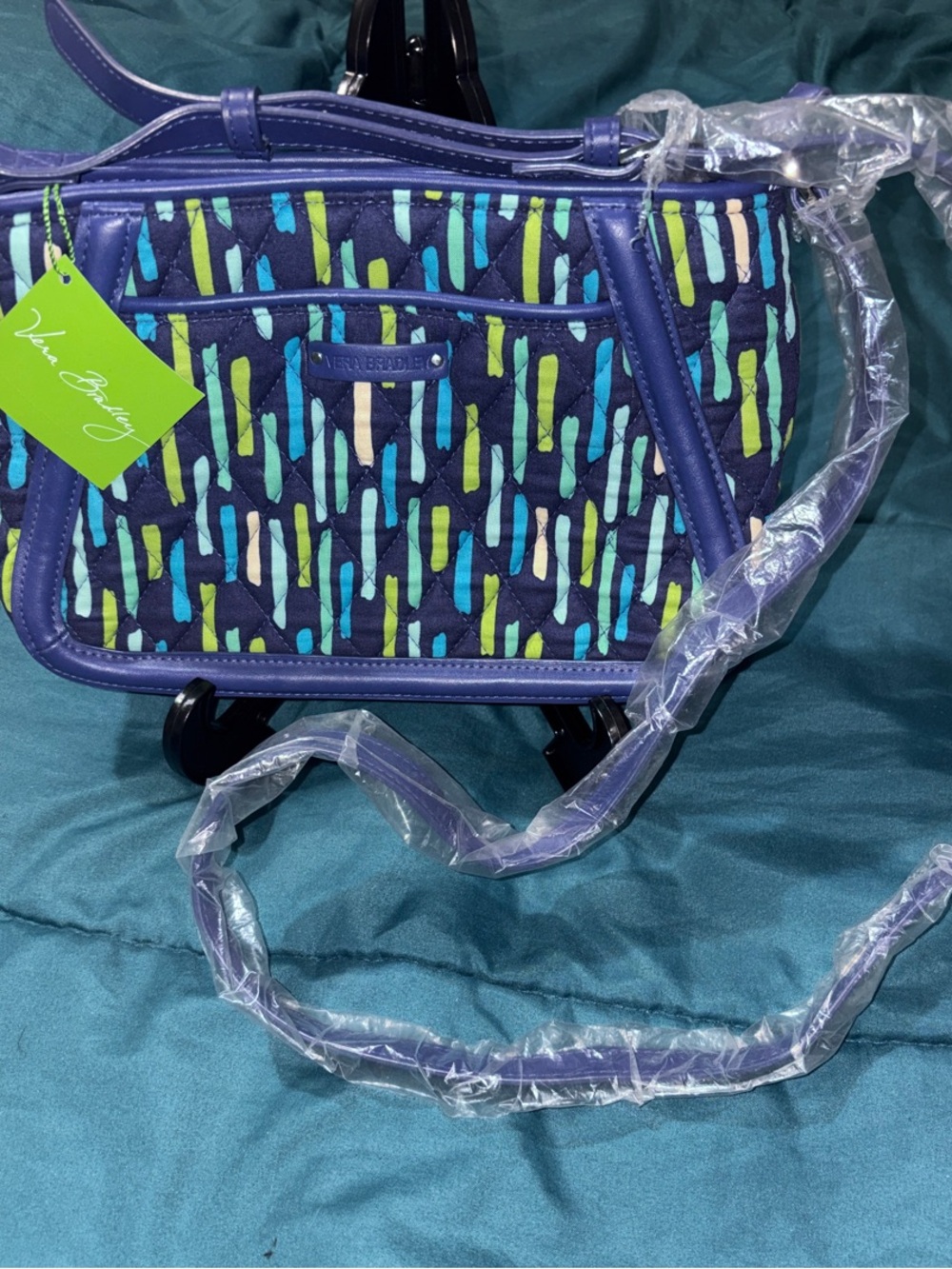 MWT Vera Bradley Trimmed Crossbody Katarina Showers